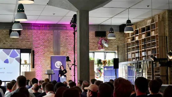 Picture Of The Stage Of Talk Let's Package It Up