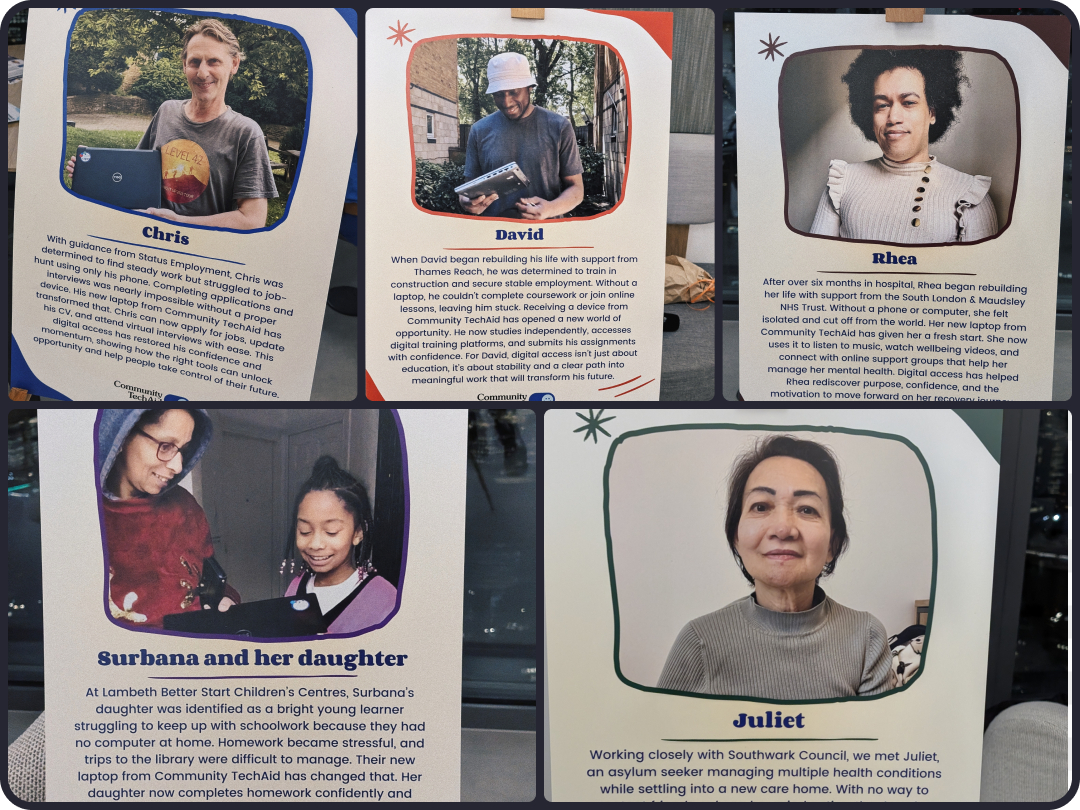 Community Tech Aid Story Boards